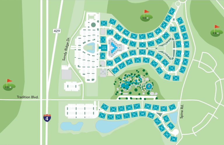 Map of Spectrum Resort Orlando