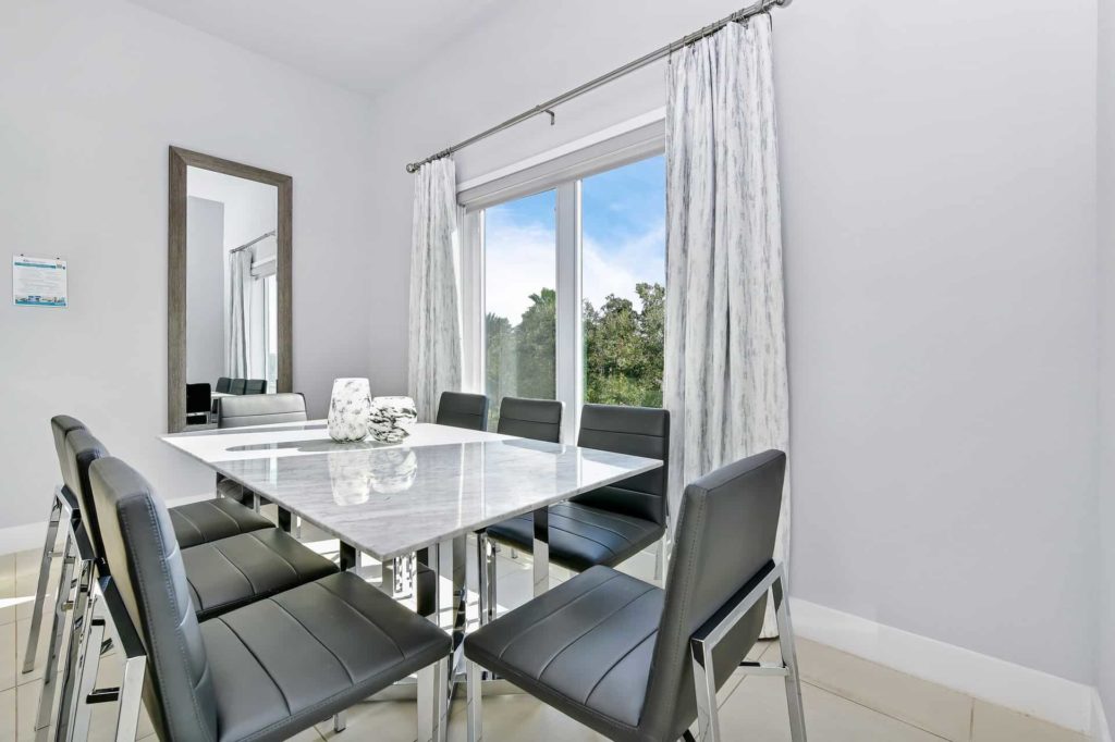 Dining table set for 8 people: 5 Bedroom Condo