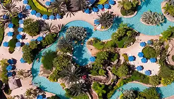Area Map: Spectrum Resort Orlando water park aerial view