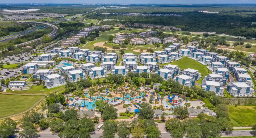 Aerial view of Spectrum Resort Orlando